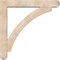 Ekena Millwork Thorton Craftsman Smooth Bracket w/ Offset Brace, Douglas Fir, 7 1/2"W x 48"D x 48"H BKT0806X48X48THR04SDF - alternate 2